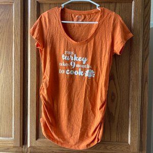 Maternity T Shirt | Thanksgiving | Size S | NWOT
